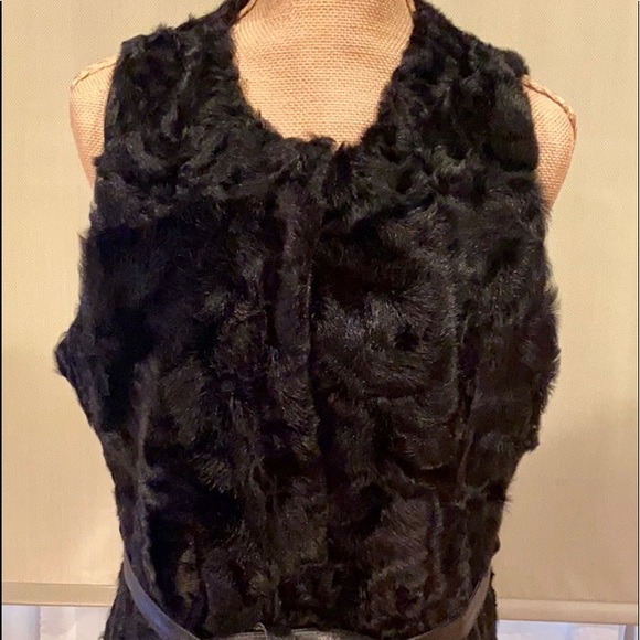 Saks Fifth Avenue Jackets & Blazers - Saks Fifth Avenue genuine lamb fur long vest